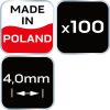 NEO TOOLS Hézagoló-, fugakereszt - 4.0mm, 100db 61-111