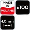 NEO TOOLS Hézagoló-, fugakereszt körmerevítéssel 4,0mm, 100db 61-117