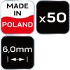 NEO TOOLS Hézagoló-, fugakereszt T 6,0mm, 50db 61-121
