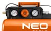 NEO TOOLS Akkus kompresszor Energy+, 18V, 8bar/3.8L 3 év garanciával 04-620