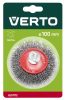 VERTO DRÓTKORONG TÁNYÉRKEFE HULLÁMOS 100mm M14 62H112