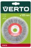 VERTO DRÓTKORONG KÖRKEFE HULLÁMOS 125mm 62H210