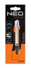 NEO TOOLS Törhető pengés kés 18mm, fém vezetősín, tekerős 63-014