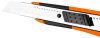 NEO TOOLS Törhető pengés kés 18mm, puha markolat, fém vezetősín 63-060