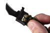 NEO TOOLS Túlélő karkötő 5 az 1-ben: 3.5m paracord(250kg-ig), kovakő, iránytű, kés, síp, zöld, szélessége 26mm 63-140