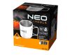 NEO TOOLS Kemping bögre 320ml, duppla fal, behajtható fogantyú 63-150
