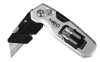 NEO TOOLS Trapézpengés kés, összecsukható, alu házas, 1+3 penge, 2 db csavarhúzóbittel 63-705