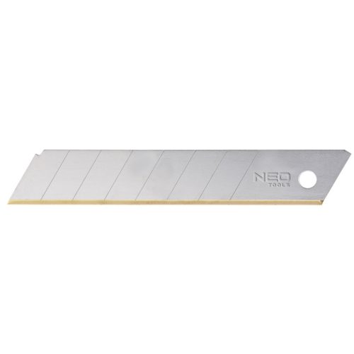 NEO TOOLS Törhető penge titán éllel 18mm, 10db 64-020