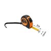 NEO TOOLS Mérőszalag 5 m/19 mm, acél, autostop+ rögzítő 67-222