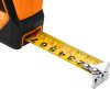NEO TOOLS Mérőszalag, 5m/25mm, acél, mágneses, autostop+ rögzítő 67-233