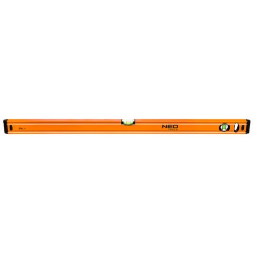 NEO TOOLS Vízmérték 80cm, 2 libella, 1 mart talp 25 év garanciával 71-063