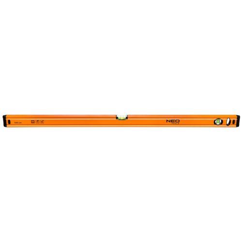 NEO TOOLS Vízmérték 100cm, 2 libella, 1 mart talp, Minimum rendelés: 3db 25 év garanciával 71-064