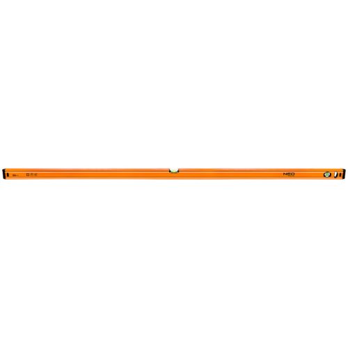 NEO TOOLS Vízmérték 150cm, 2 libella, 1 mart talp, Minimum rendelés: 3db 25 év garanciával 71-066