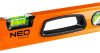 NEO TOOLS Vízmérték, alumínium, 2 fogantyú, 3 libella, mágneses, mart talp, 60cm 25 év garanciával 71-112