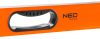 NEO TOOLS Vízmérték, alumínium, 2 fogantyú, 3 libella, mágneses, mart talp, 100cm 25 év garanciával 71-114