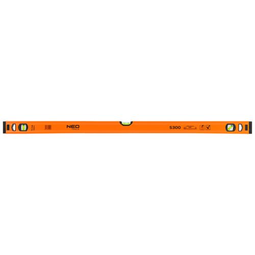 NEO TOOLS Alumínium vízmérték S 300, 3 libellás, 100 cm 71-134