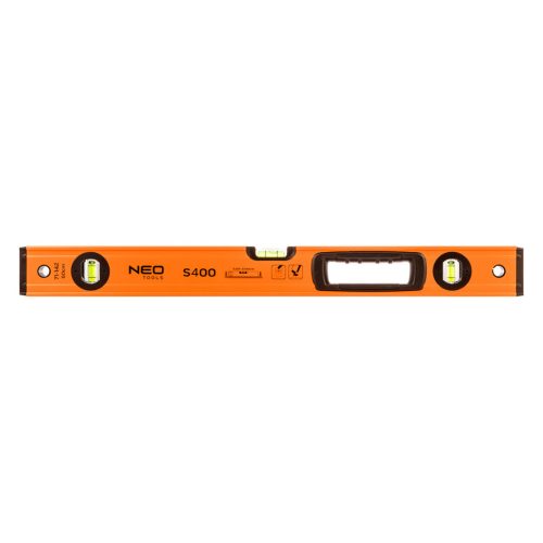 NEO TOOLS Vízmérték, alu, 3 libella, 1 fogantyú, S 400, 60cm 71-142