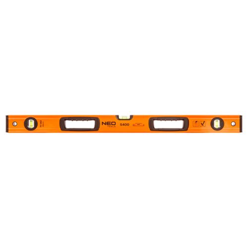 NEO TOOLS Vízmérték, alu, 3 libella, 1 fogantyú, S 400, 80cm 71-143