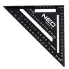 NEO TOOLS Talpas derékszög, alumínium, 45 fokos szárral, mérőskálával, 183mm 72-102