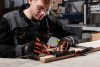 NEO TOOLS Talpas derékszög, alumínium, kiegészítő vonalzóval, 45 fokos szárral, mérőskálával, 185mm 72-105