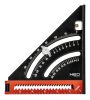 NEO TOOLS Talpas derékszög, alumínium, kiegészítő vonalzóval, 45 fokos szárral, mérőskálával, 185mm 72-105