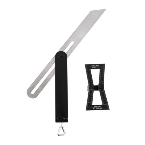 NEO TOOLS Állítható derékszög és szögmásoló, rozsdamentes 72-109
