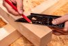 NEO TOOLS Jelölő sablon 3D, derékszög, vonalzó, szögmérő, alumíniumötvözet 72-115