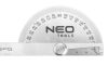 NEO TOOLS Szögmérős vonalzó 100mm, acél 72-320
