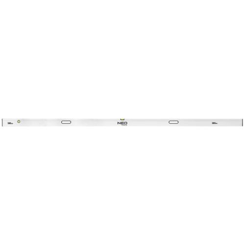 NEO TOOLS Ölesléc, 300cm- 2 libella, vízszintes, függőleges, 2 fogantyú, Minimum rendelés: 3db 72-545