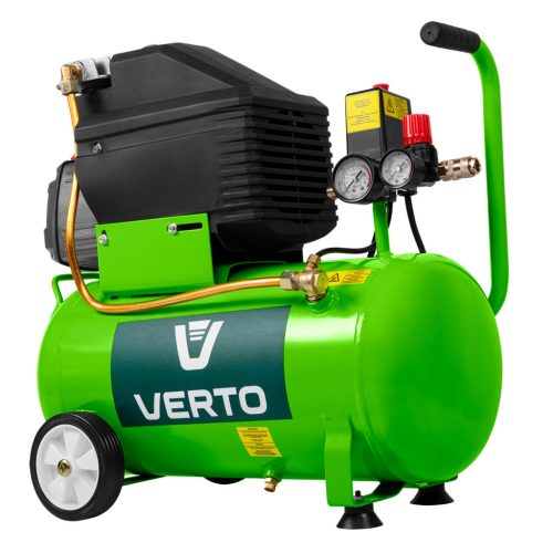 VERTO KOMPRESSZOR olajkenésű, 24 LITER, 1500W 2 év garanciával 73K002
