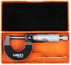 NEO TOOLS Mikrométer, műanyag tokban, 0-25mm 75-020