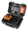 NEO TOOLS Lézeres szintező, 3D önbeálló keresztvonallézer, 3x360 fokos, 15m, mágneses tartó, céltábla, koffer, piros 2 év garanciával 75-104