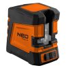 NEO TOOLS Lézeres szintező, önbeálló keresztvonallézer 20m, mágneses tartóval, zöld 2 év garanciával 75-107
