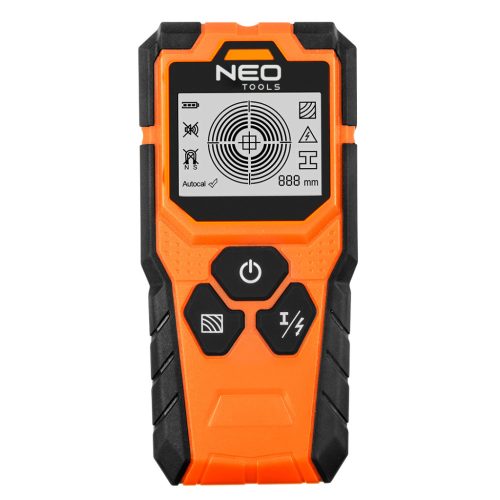 NEO TOOLS Faldetektor, 3az1-ben, fém, fa, feszültség 2 év garanciával 75-250