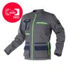 NEO TOOLS Munkavédelmi kabát PREMIUM, 100% pamut, hasadásgátló szövet, XXL 81-217-XXL