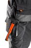 NEO TOOLS Kantáros Munkásnadrág, HD, L/52 65% poliészter, 35% pamut, 267g/m2, térdprotektor zseb, fényvisszaverő, L 81-240-L