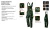 NEO TOOLS Kantáros, terepmintás Munkásnadrág, CAMO, 60% pamut, 40% polyester, 255 g/m2, XXXL 81-241-XXXL