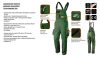 NEO TOOLS Kantáros munkanadrág olíva, 60% pamut, 40% polyester, 255 g/m2, L 81-242-L