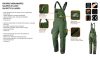NEO TOOLS Kantáros munkanadrág olíva, 60% pamut, 40% polyester, 255 g/m2, L 81-242-L