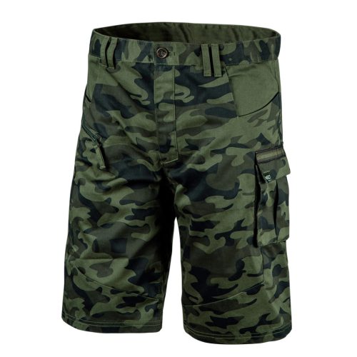 NEO TOOLS Terepmintás Rövid munkásnadrág, CAMO, 60% pamut, 40% polyester, 255 g/m2, S 81-271-S