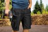 NEO TOOLS Farmer Rövid munkásnadrág, DENIM, fekete, cipzáros oldalzsebekkel, 98% pamut, 410g/m2, XXL 81-273-XXL