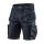 NEO TOOLS Farmer Rövid munkásnadrág, DENIM, cipzáros oldalzsebekkel, 98% pamut, 410g/m2, L 81-279-L