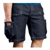 NEO TOOLS Farmer Rövid munkásnadrág, DENIM, cipzáros oldalzsebekkel, 98% pamut, 410g/m2, L 81-279-L