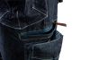 NEO TOOLS Farmer Rövid munkásnadrág, DENIM, cipzáros oldalzsebekkel, 98% pamut, 410g/m2, M 81-279-M