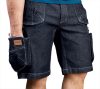 NEO TOOLS Farmer Rövid munkásnadrág, DENIM, cipzáros oldalzsebekkel, 98% pamut, 410g/m2, XS 81-279-XS