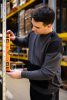 NEO TOOLS Melegítő nadrág COMFORT, fekete-szürke, 57%pamut 39% poliészter, XXL 81-283-XXL