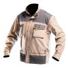NEO TOOLS Munkadzseki 2 az 1-ben, S/48 100% pamut, 180g/m2, lezippzározható újjak,  81-310-S