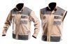 NEO TOOLS Munkadzseki 2 az 1-ben, XXL/58 100% pamut, 180g/m2, lezippzározható ujjak  81-310-XXL