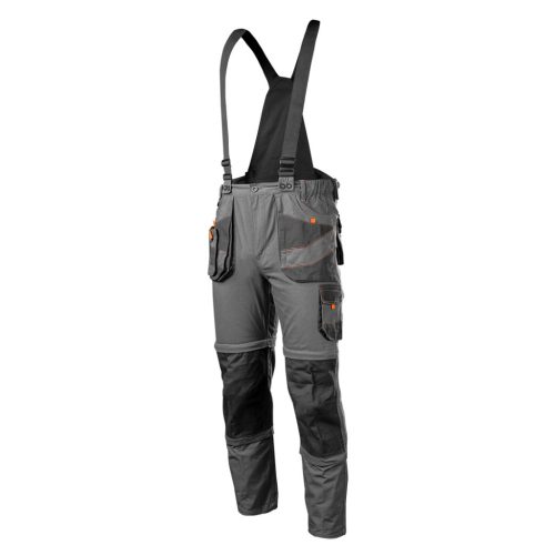 NEO TOOLS Munkanadrág, kantáros, 6 az 1-ben, 100% pamut, XS 81-321-XS