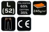 NEO TOOLS Rövid munkásnadrág, BASIC, L/52 81-440-L